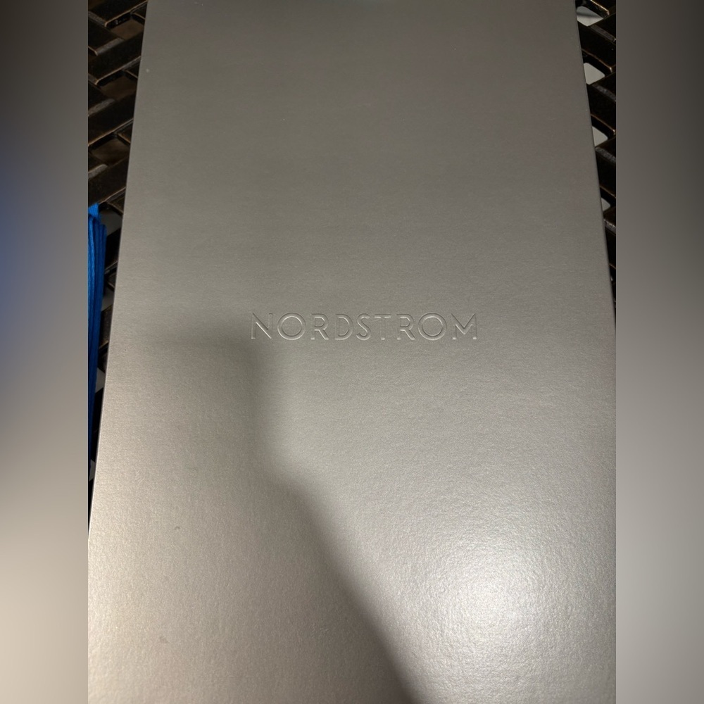 Nordstrom Silver Box with Blue Ribbon - Picture 2 of 5